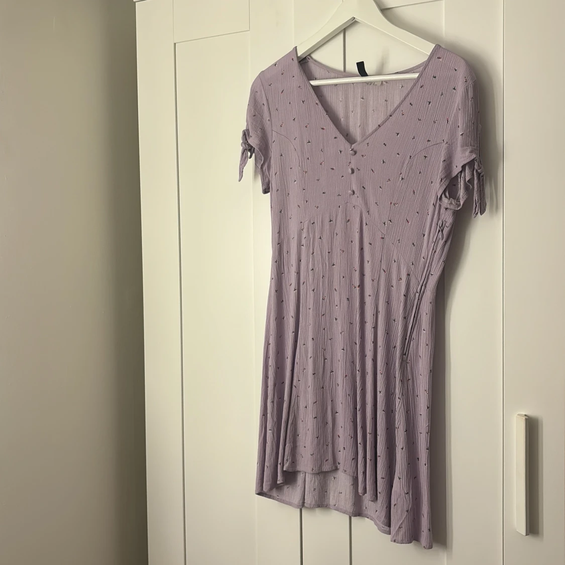 Lila kort sommarklänning 