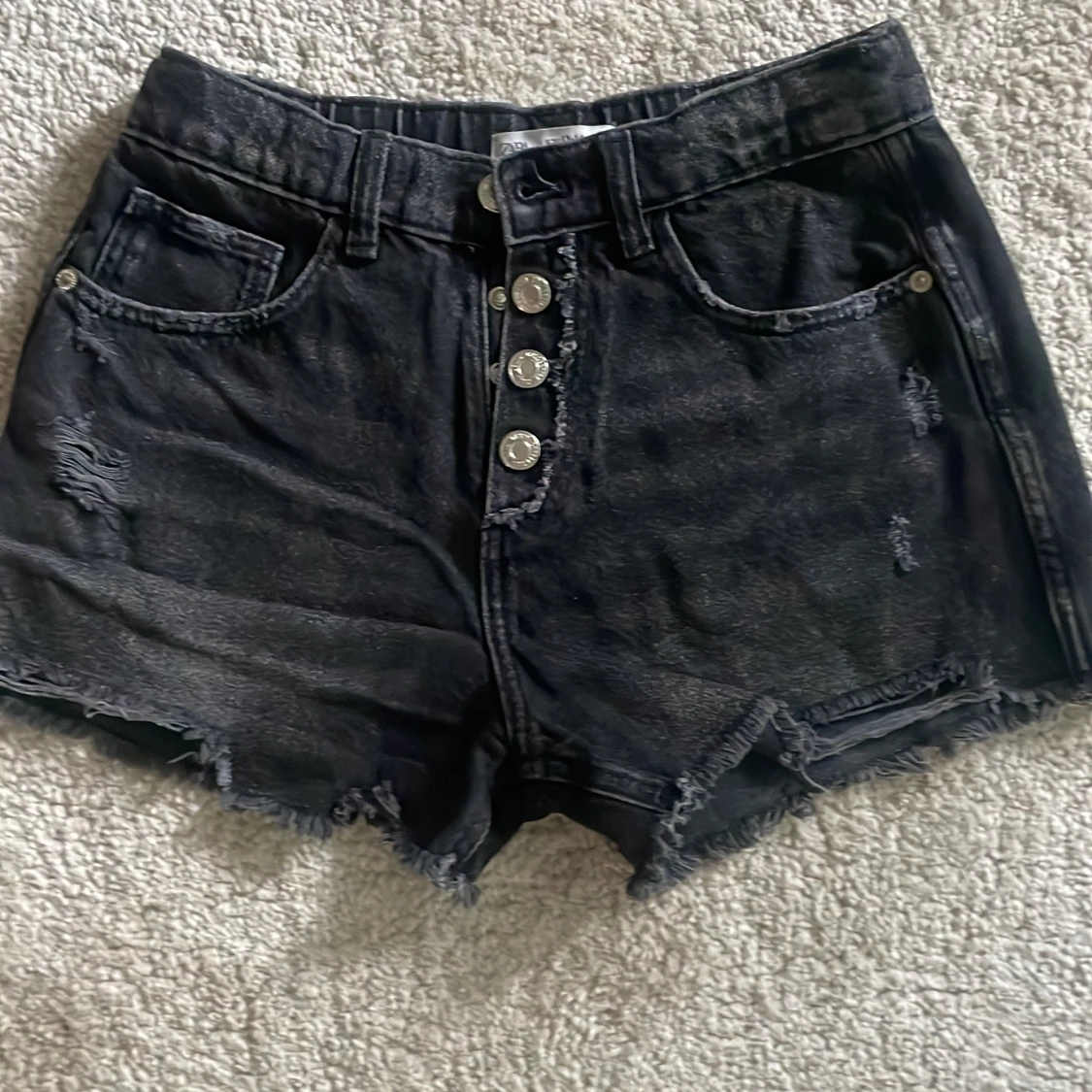 Svarta jeansshorts  - 91