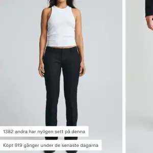 Helt oanvända kostymbyxor från bikbok i modellen vera. Kom privat för egna bilder. De är stl 44 men små i stl och passar mig som brukar ha 40