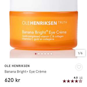 Säljer en Ole Henriksen eyecream. Helt oanvänd och oöppnad.   Nypris:620 kr Mitt pris:350kr
