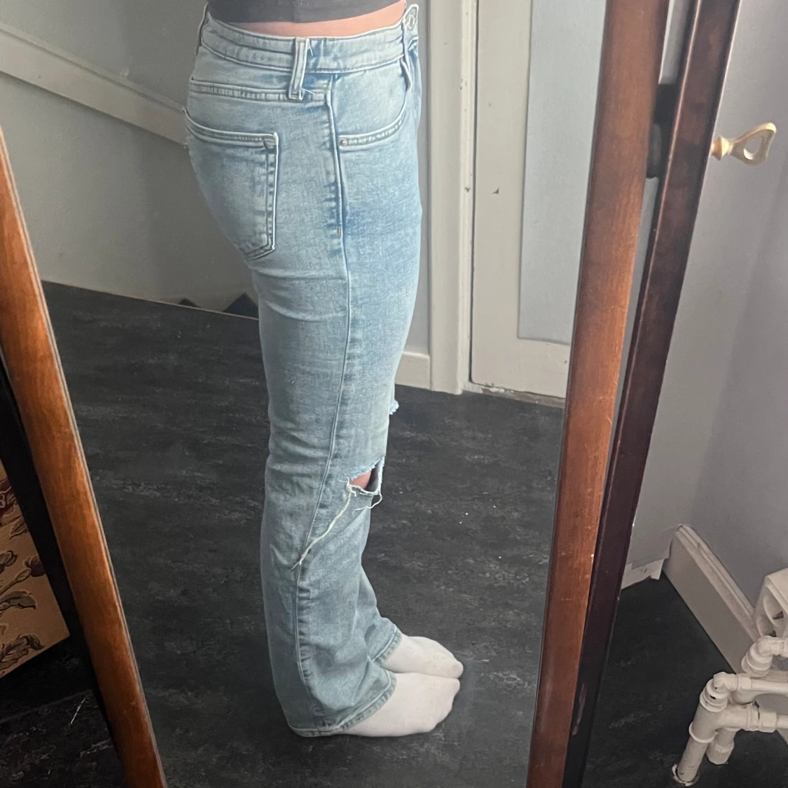 Snygga lågmidjade jeans  - 90