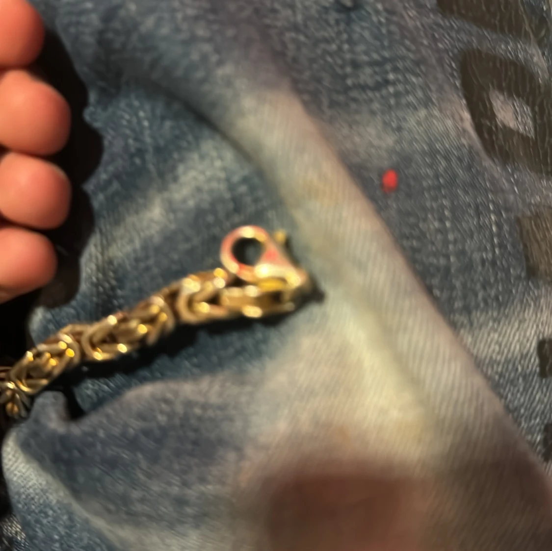 Lite använd. Det är silver inuti men guldplaterad utanför - 91