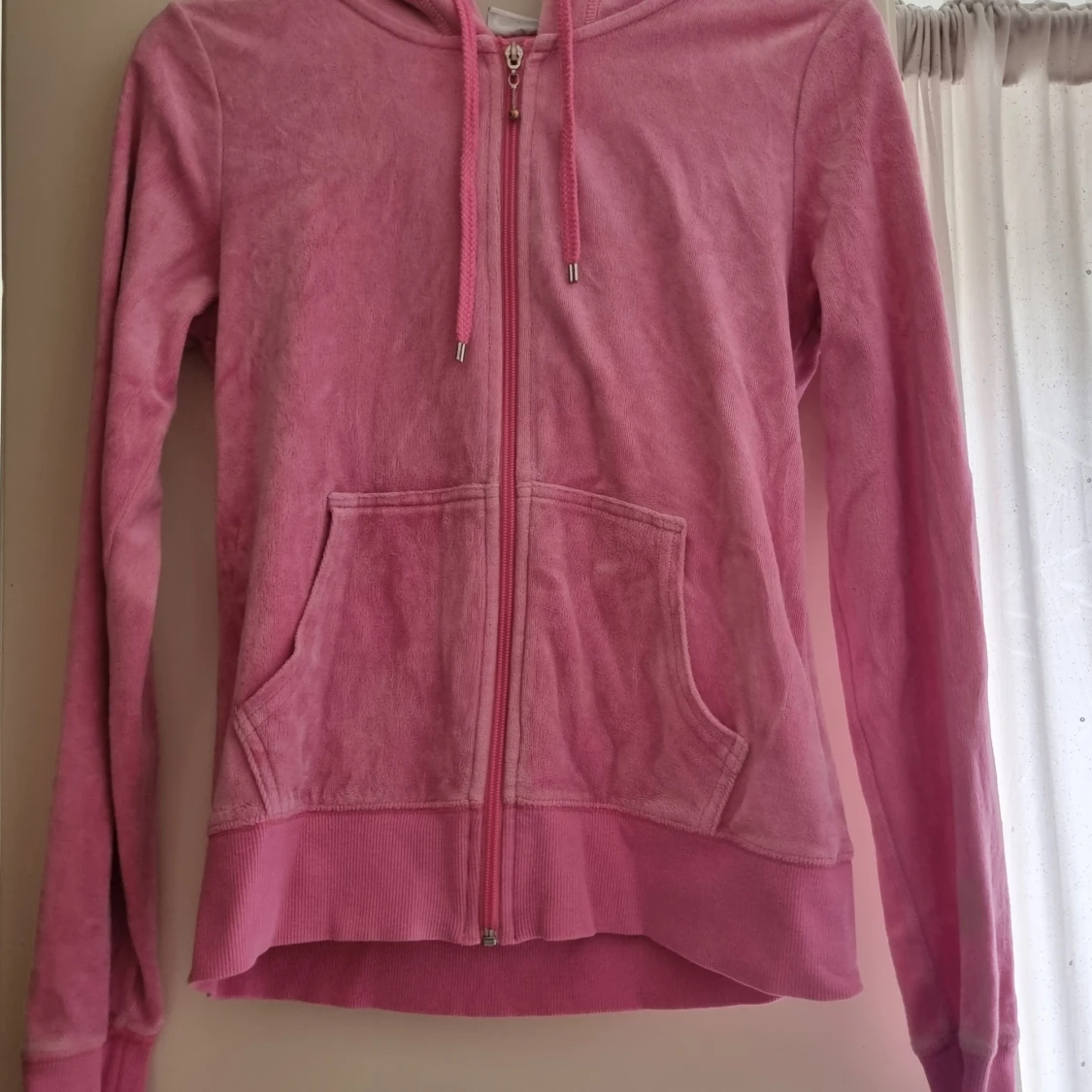 Velour rosa hoodie  - 91