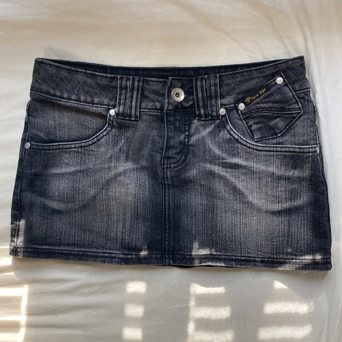 Svart jeanskjol - 90