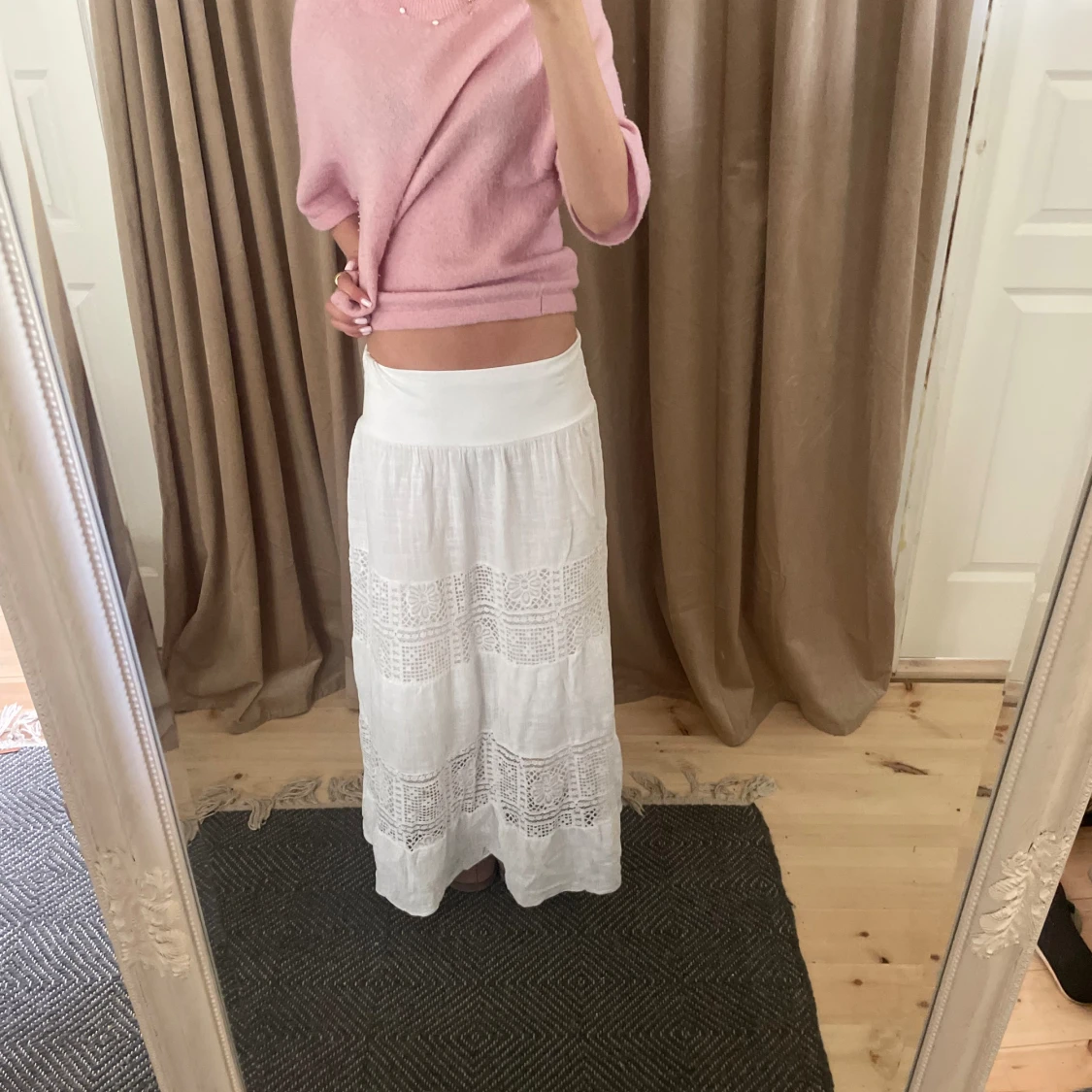 Lågmidjad långkjol