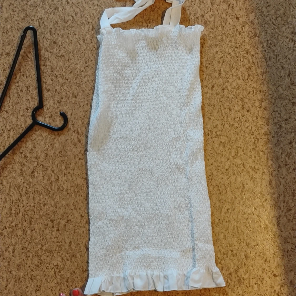 Vit kort klänning stl 38 - 90