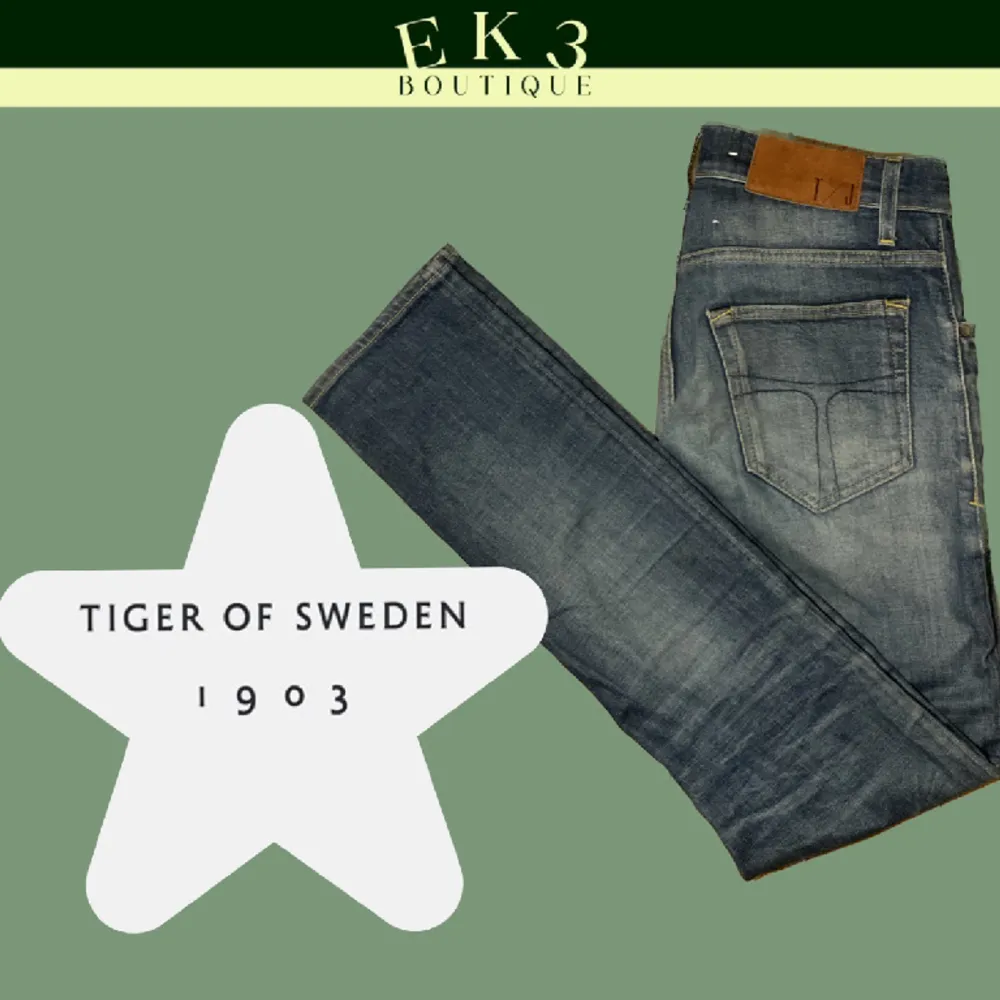 Sköna slim jeans från Tiger of Sweden Modellen: Pistolero Storlek: Midja 29/ Längd 32. Jeans & Byxor.