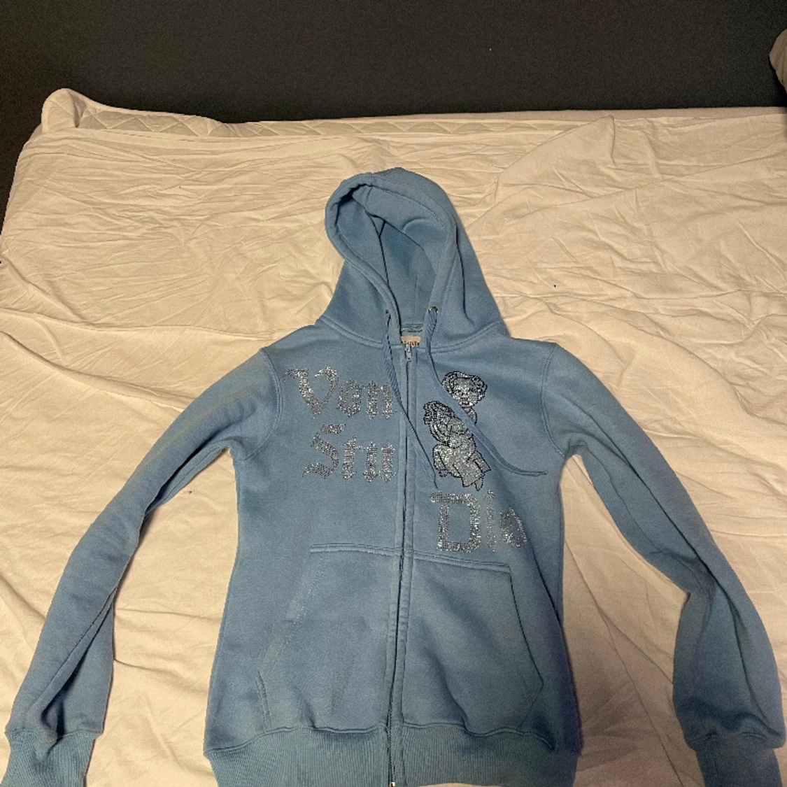 Vonstudio zip hoodie Rhinestone