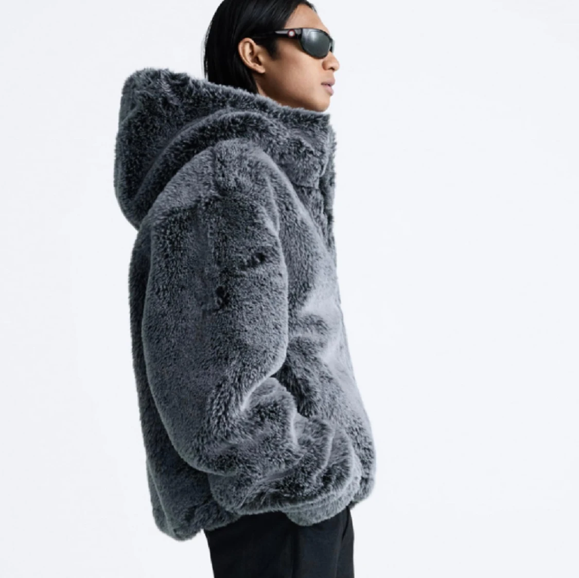 Zara fuskpäls jacka luva  - 90