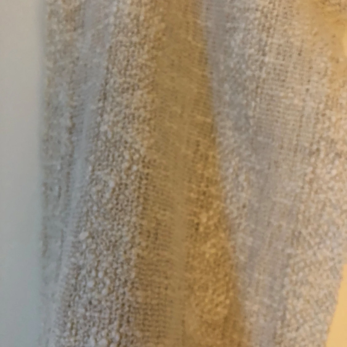 Beige linnesjal  - 90