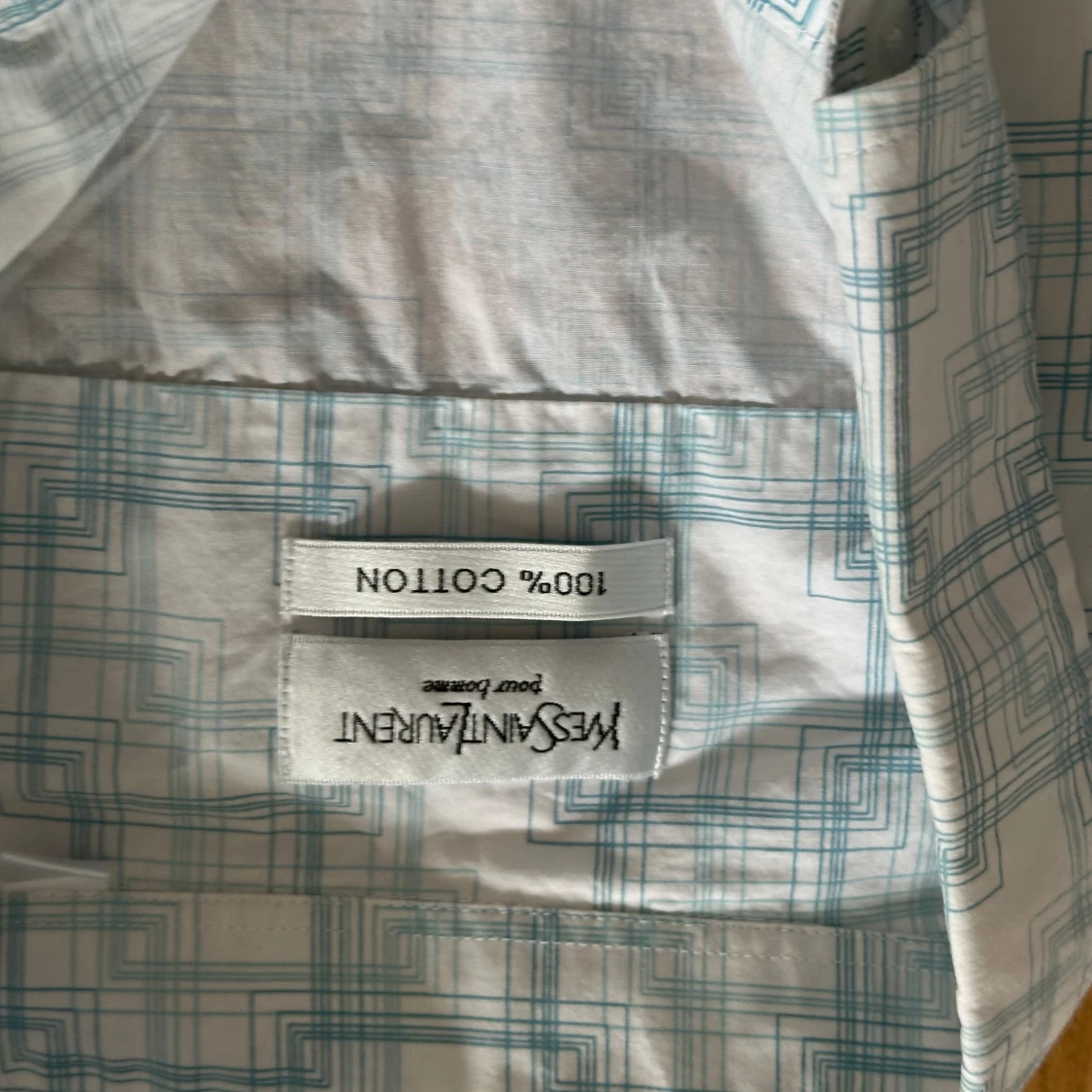 Vintage YSL Yves Saint Laurent skjorta T-shirt retro y2k boxy baggy oversized  - 91