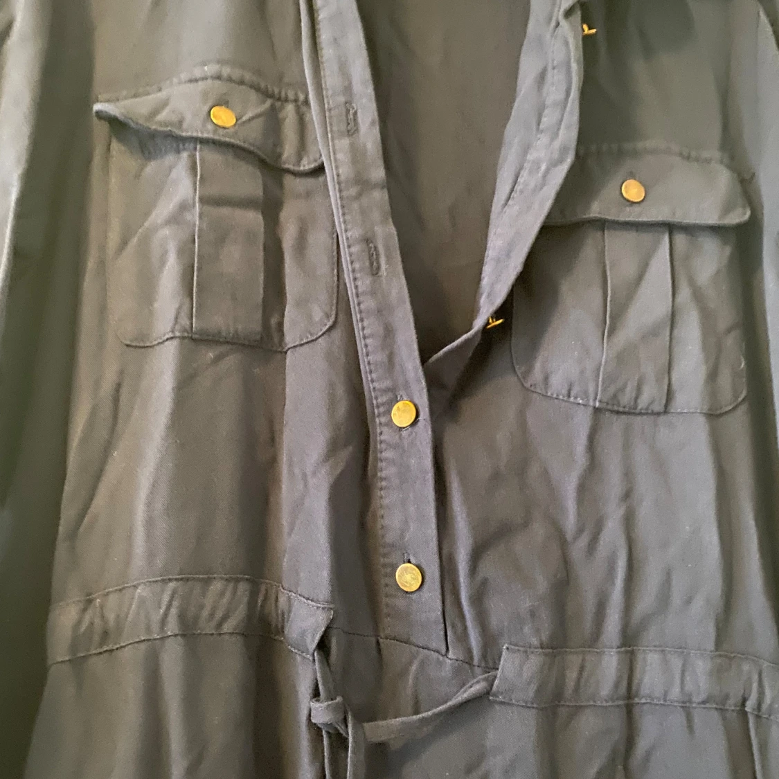 Marinblå vardagsklänning - 90