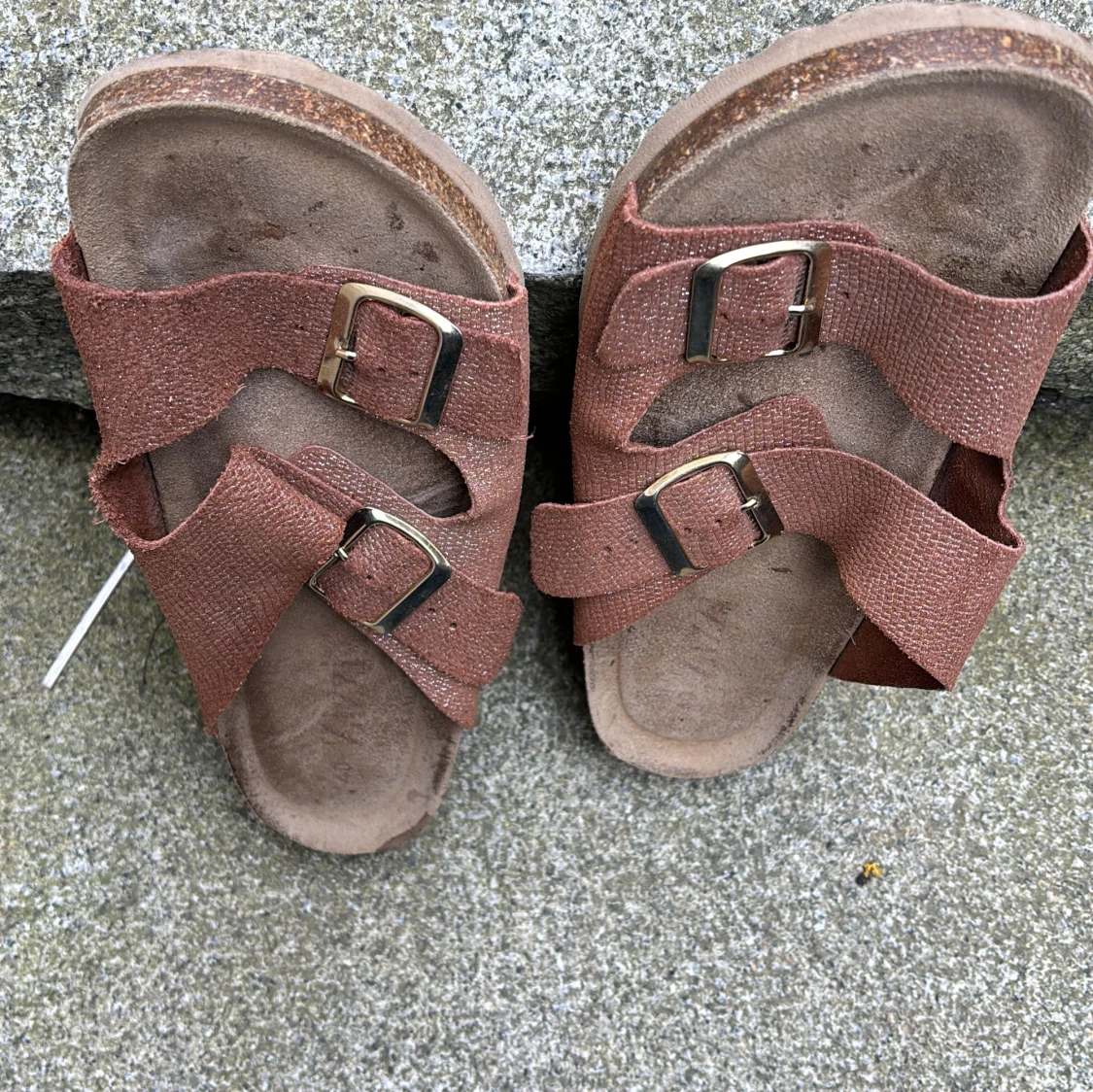 Glitter rosa Zizzi tofflor  - 93