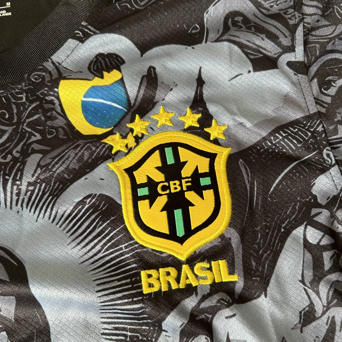 Brazilen Fantasy Jesus fotbollströja  - 90