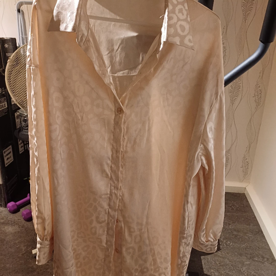 Lång skjort klänning