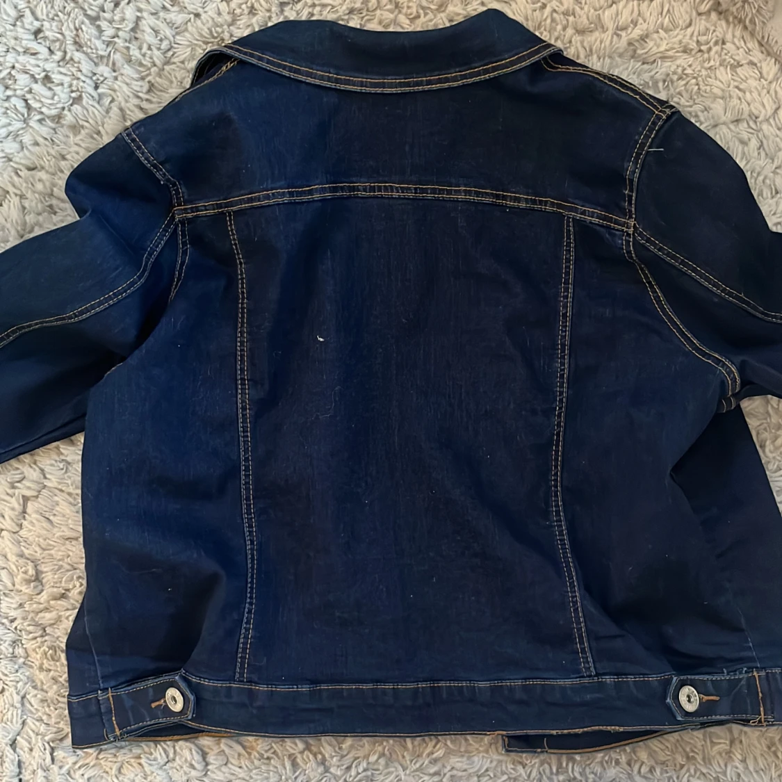 Mörkblå Jeansjacka - 90