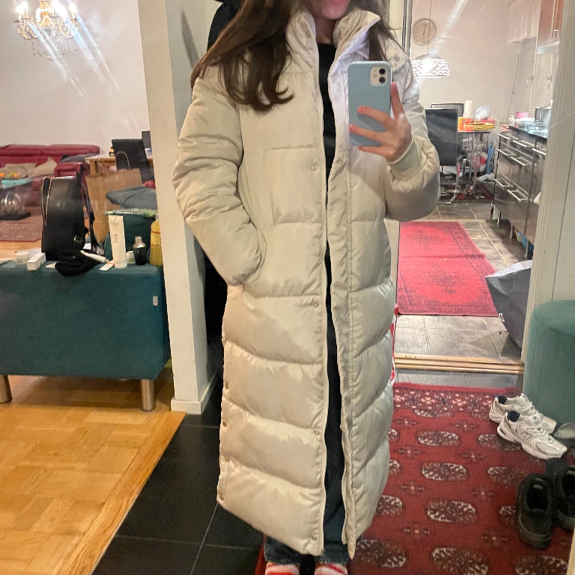 Lång Puffer jacka - 90