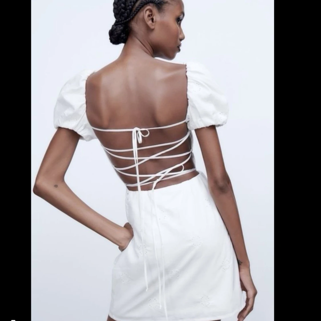 Vit sommarklänning💐 - 90