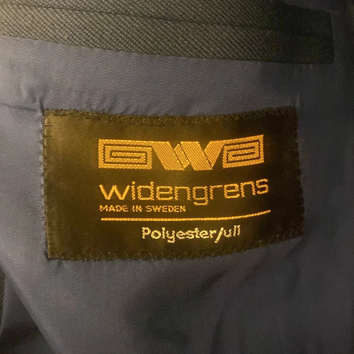 Marinblå enkelknäppt kavaj  - 90