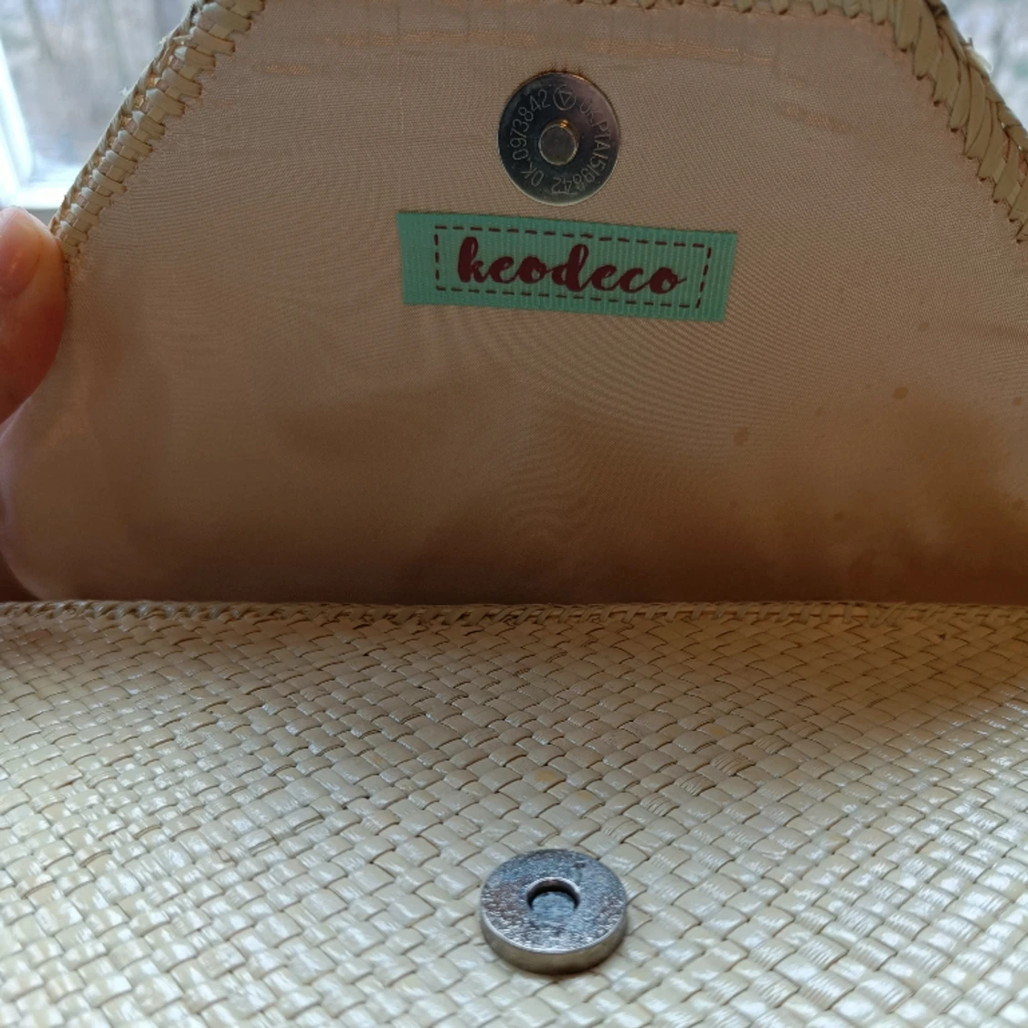 Handgjord somrig clutch  - 91