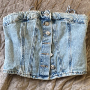 Jeans bandeau topp - Helt ny, aldrig använd