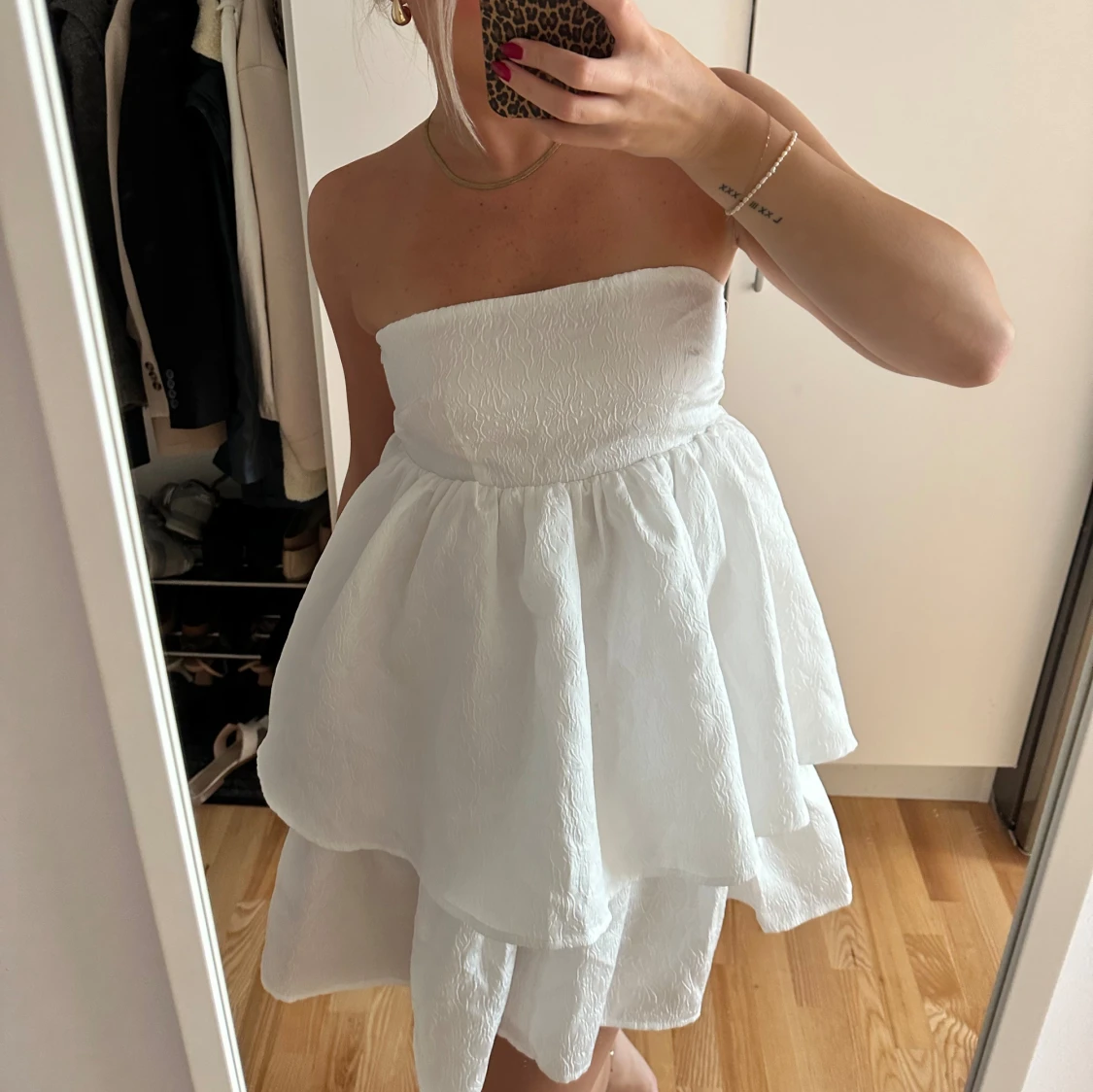 Vit klänning  - 90