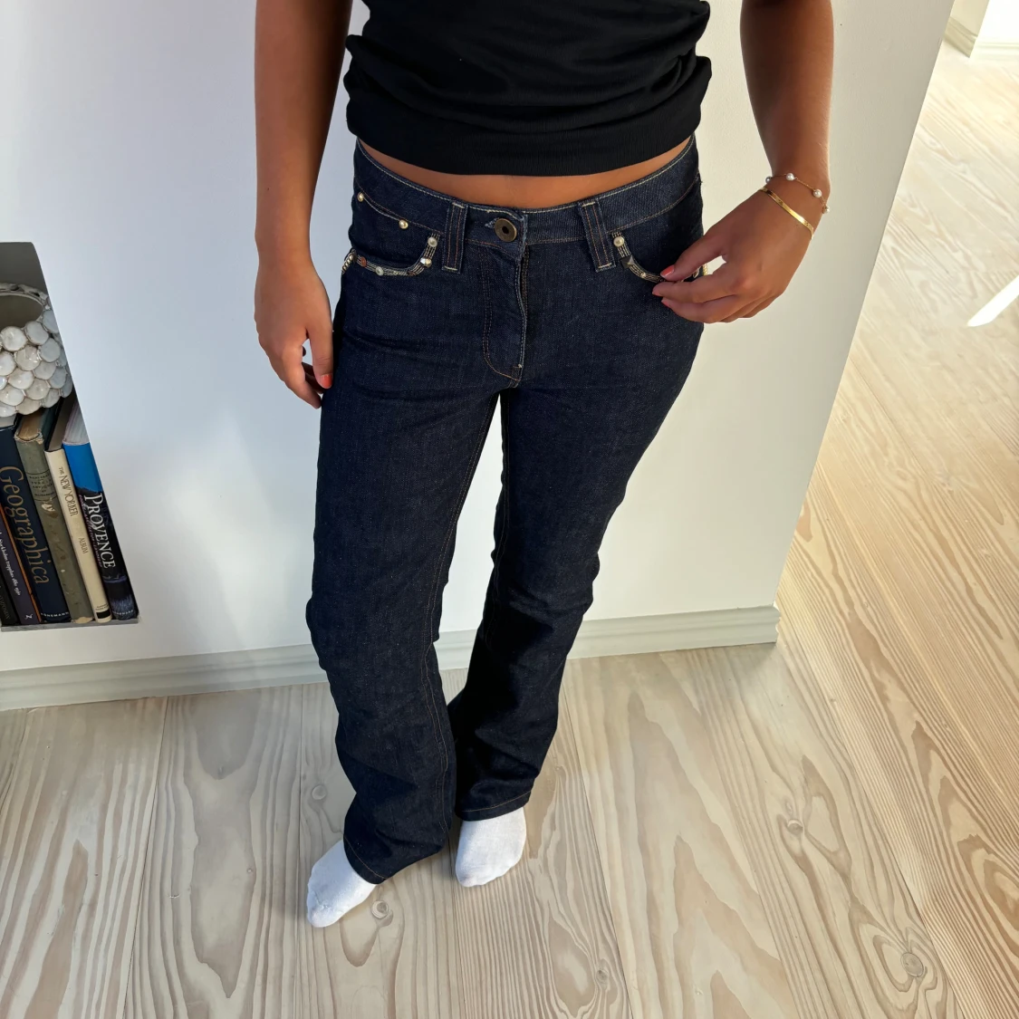 Jeans med coola detaljer - 92