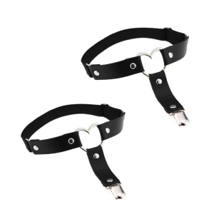 heart thigh garters 2st - Knappast använts 