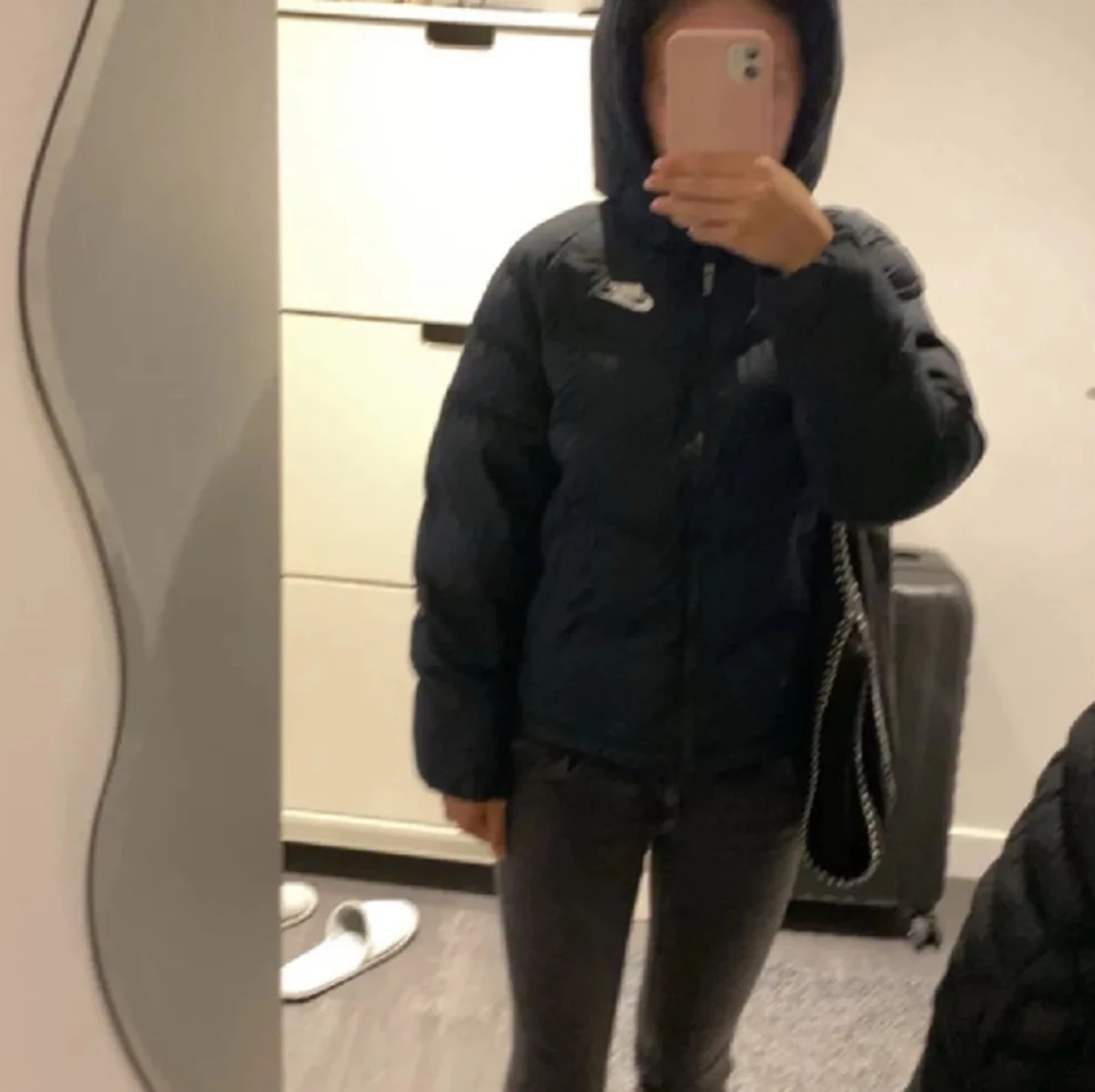 Svart pufferjacka från Nike - 90