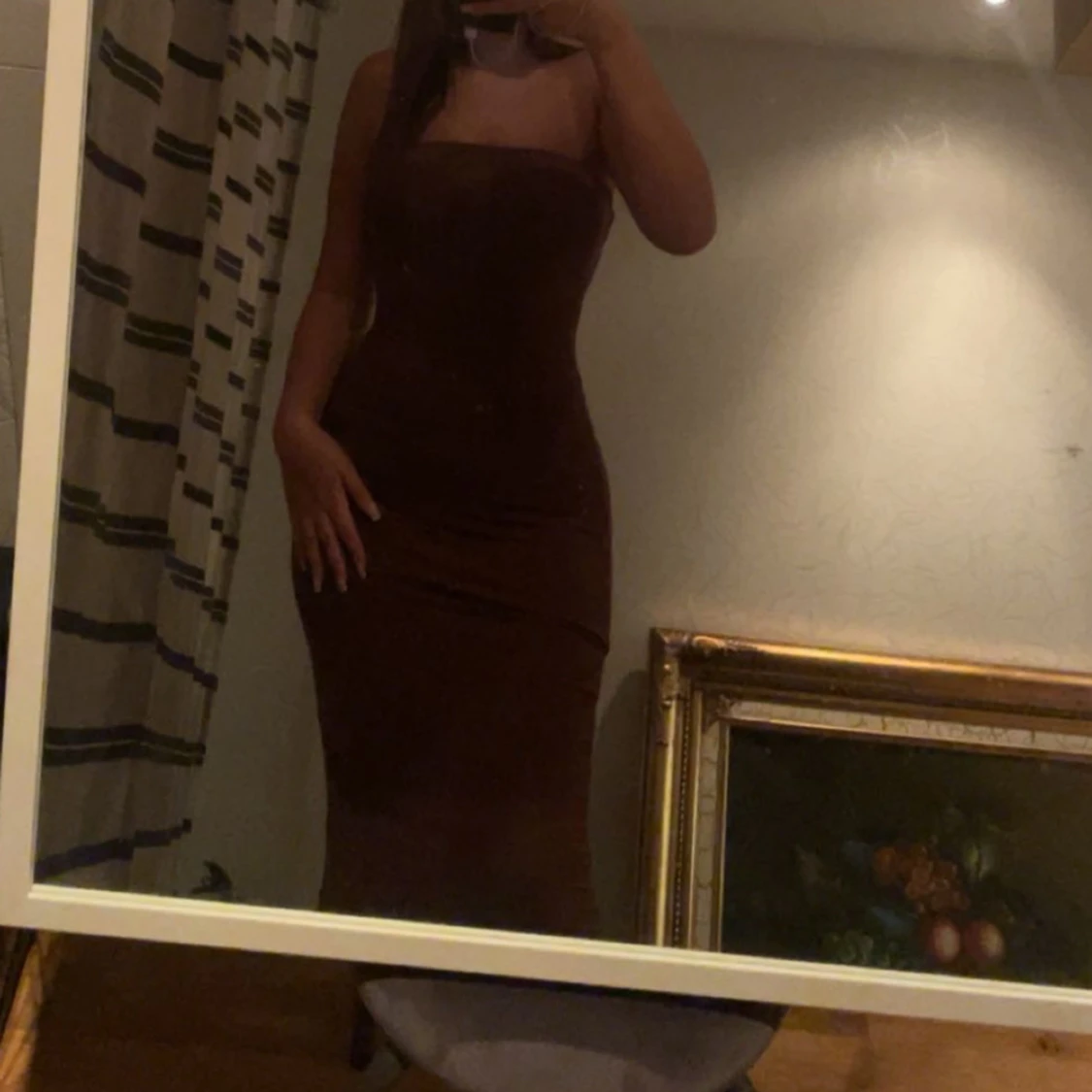 Brun tubb klänning - 91