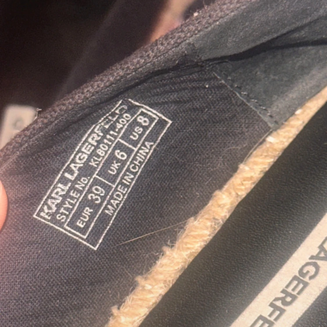 Karl Lagerfeld espadrilles  - 92