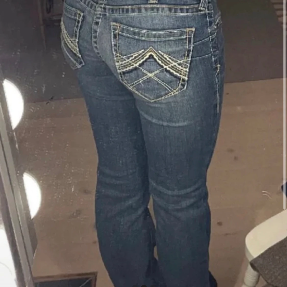 Lågmidjade bootcut jeans - 90