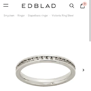Edblad ring - Ring i silver från Edblad i nyskick.