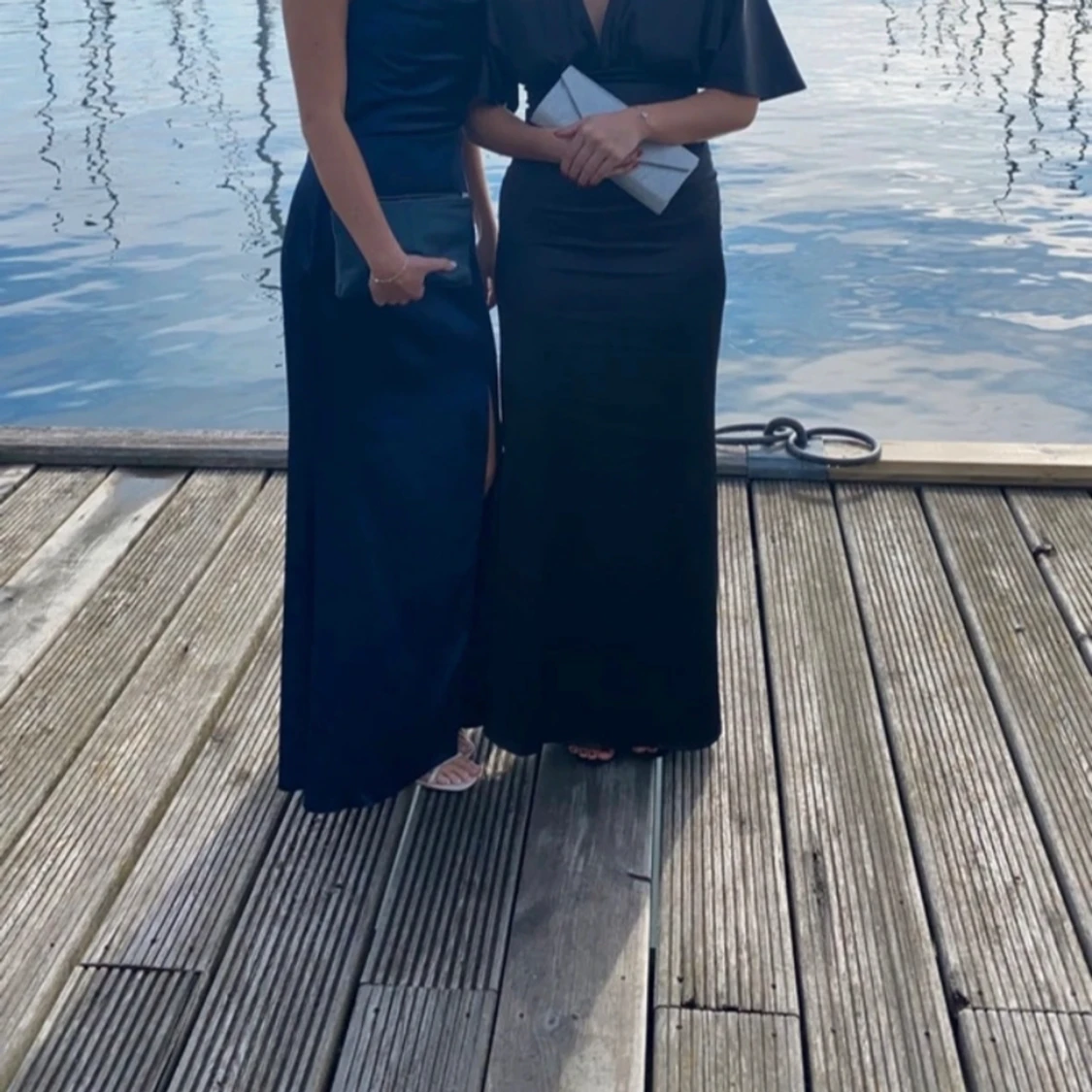 Marinblå Balklänning  - 92