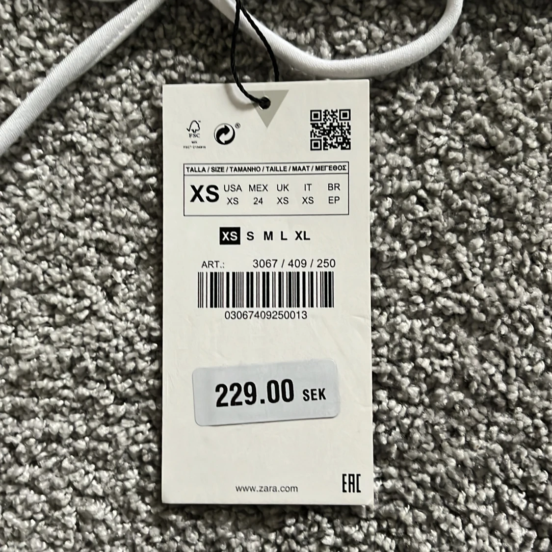 Vitt linne från Zara  - 92