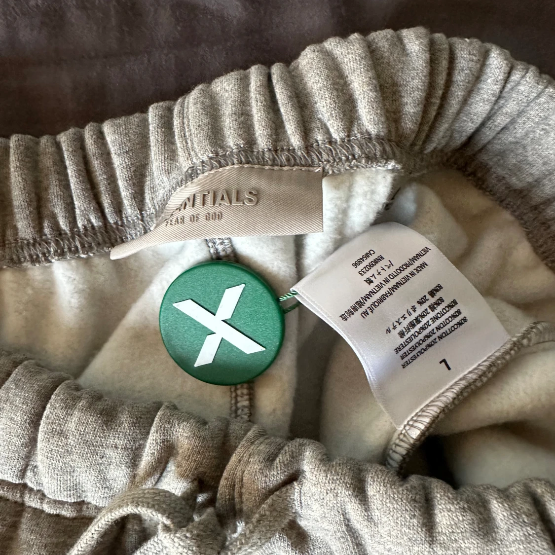 Fear of God (FOG) Essentials Sweatpants (SS22) Dark Oatmeal - 91