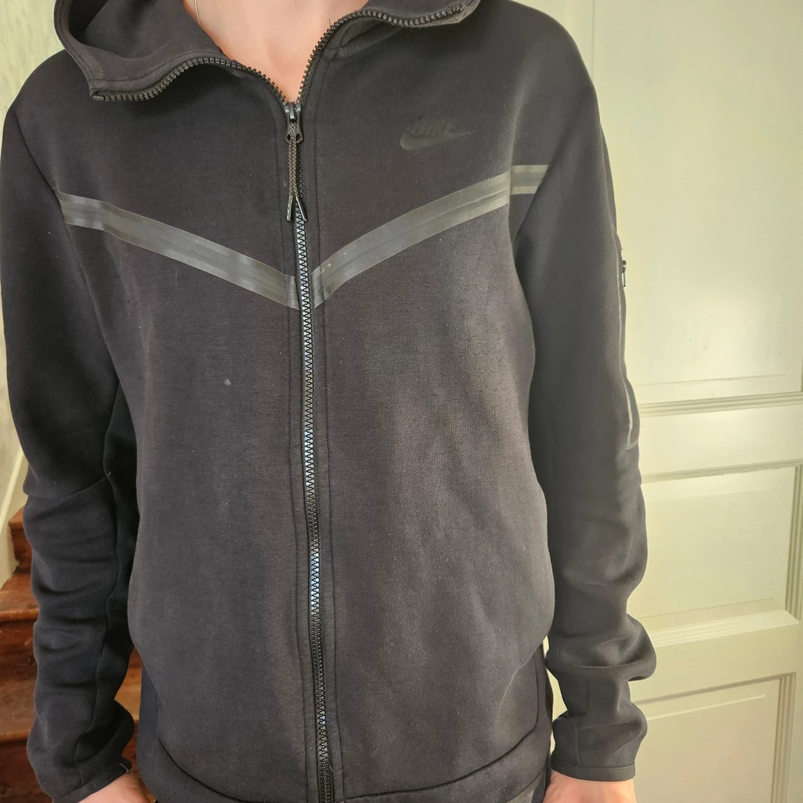 Svart nike tech fleece - 90