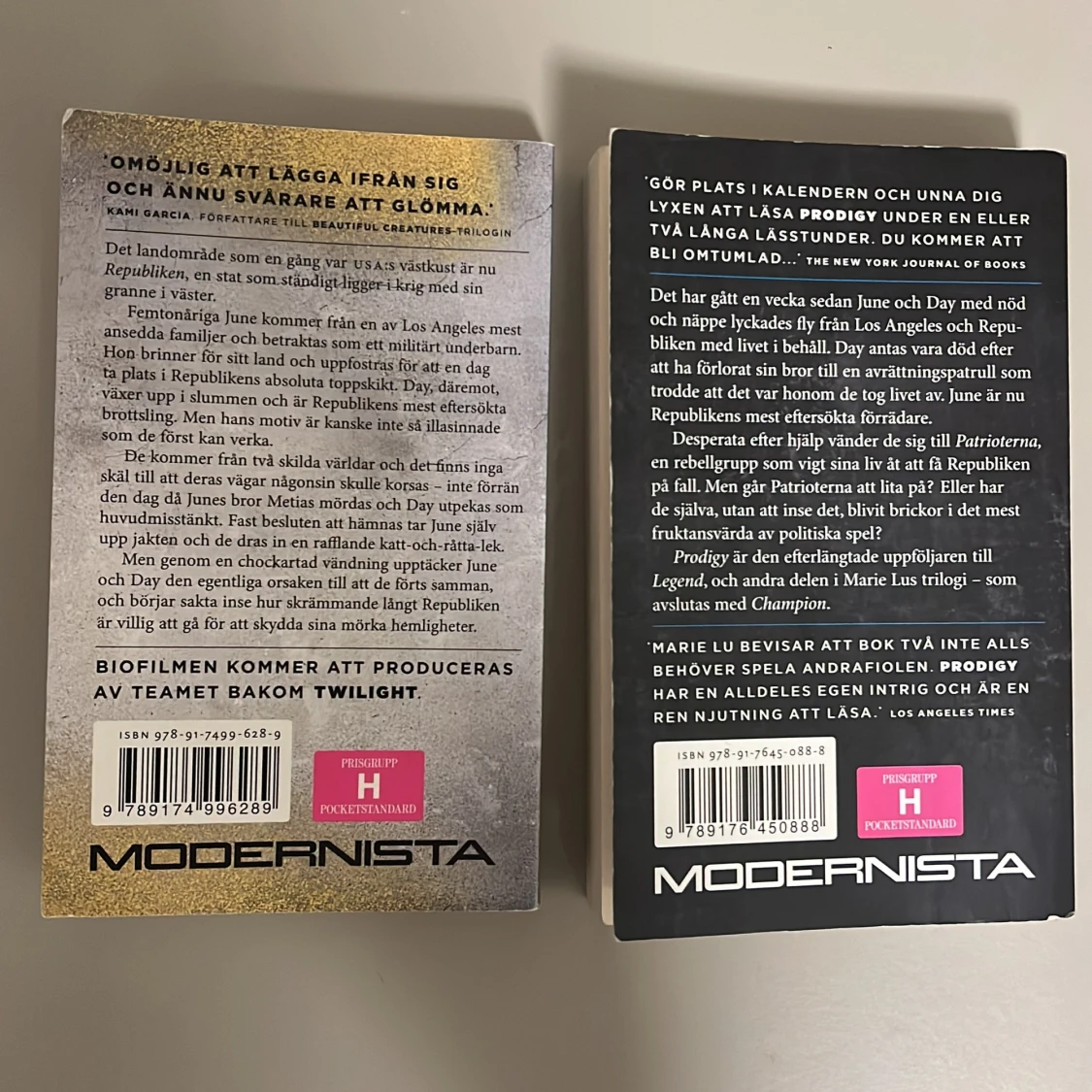 Legend & Prodigy av Marie Lu - 90