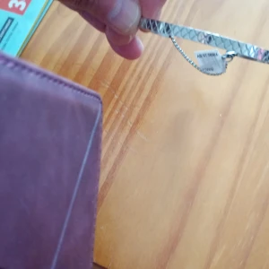 Armband mönstrade silverfärgade 58 mm. - Fint armband silverfärgade mönster 58 mm.