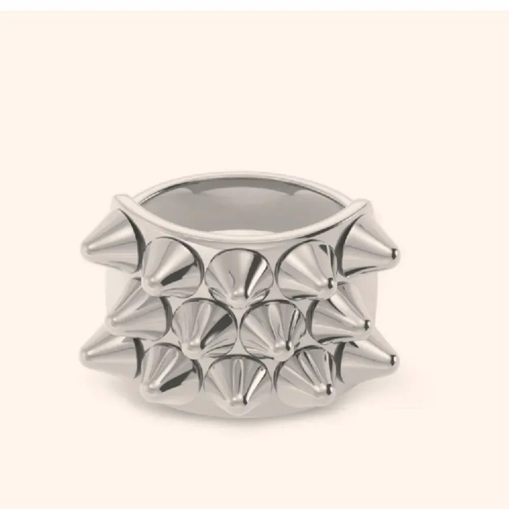 Den populära ringen med nitar ifrån Edblad! Den är i fint skick men är inte min stil längre därför säljs den❤️skriv vid frågor!. Accessoarer.