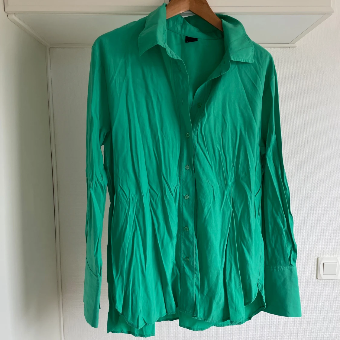 Skjorta grön M/L oversize  - 90