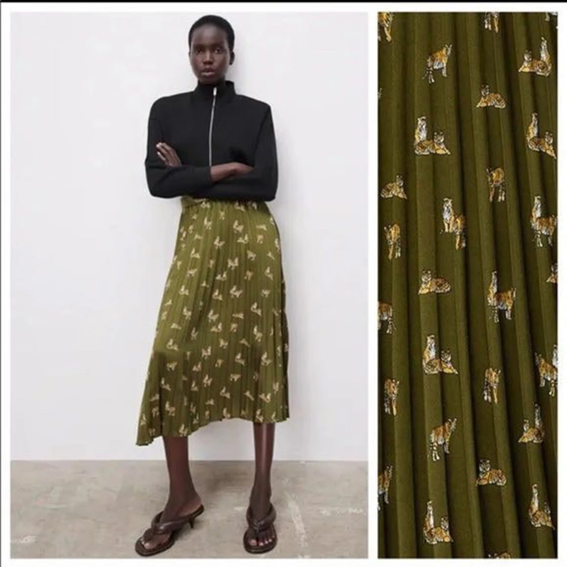 Zara Tiger Kjol - 90