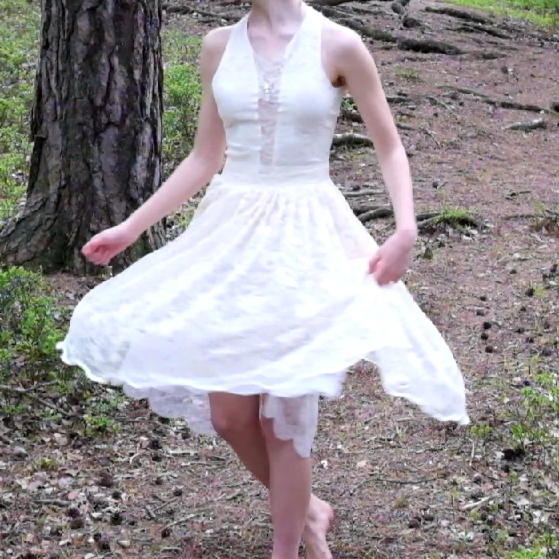 ♡vit spetsklänning ♡ - 91