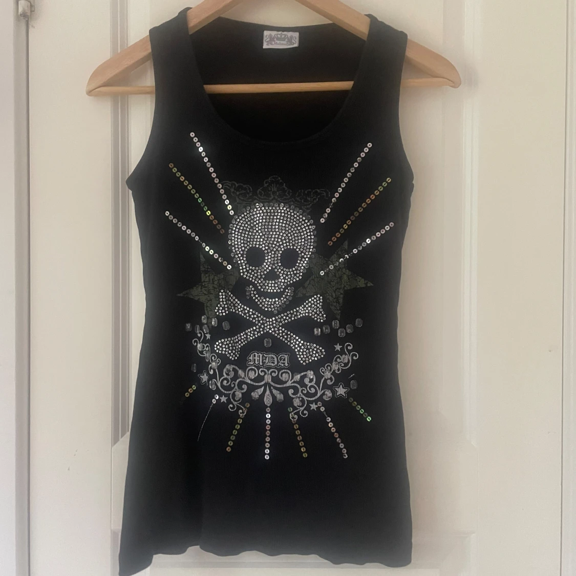 Cool linne med dödskalle