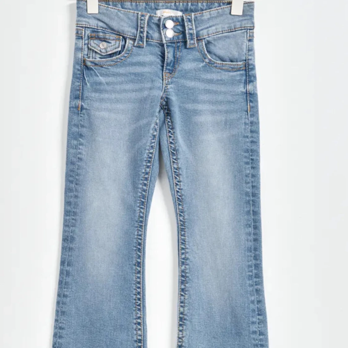 Blåa jeans