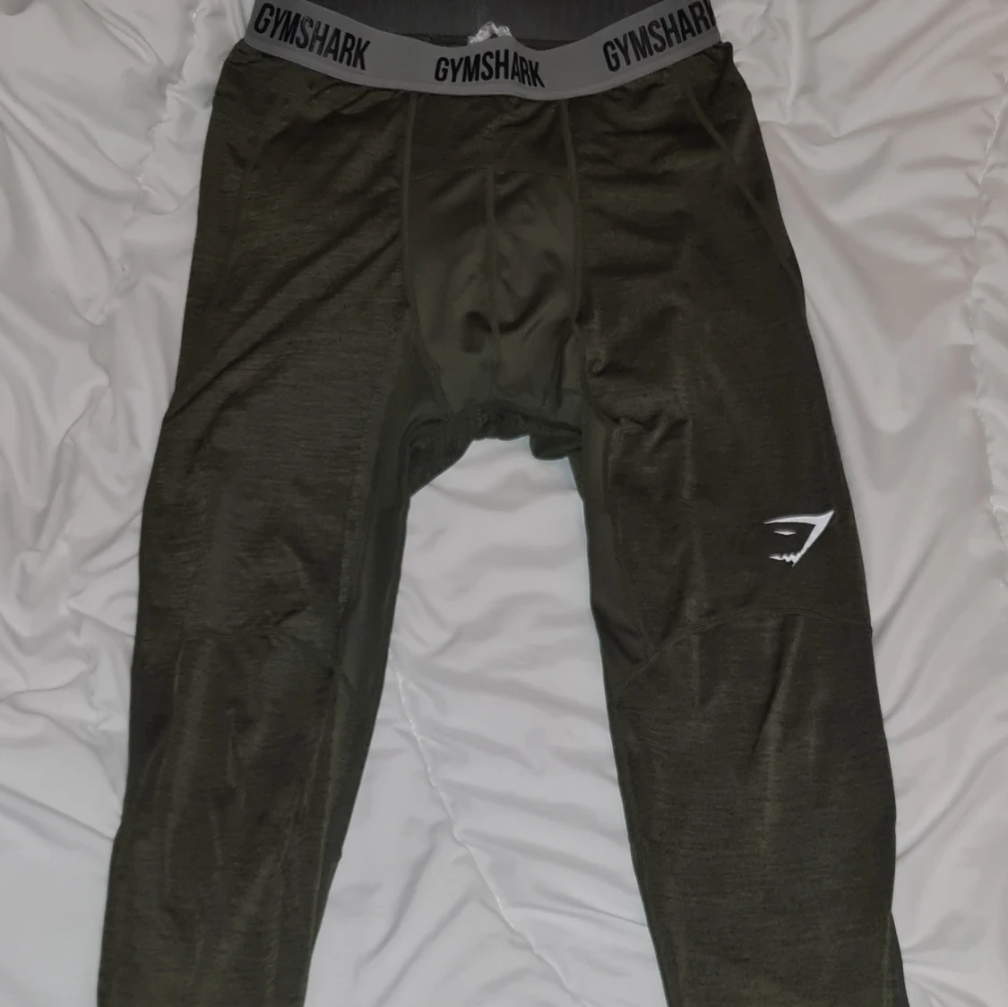 Gymshark träningstights gröna stl M