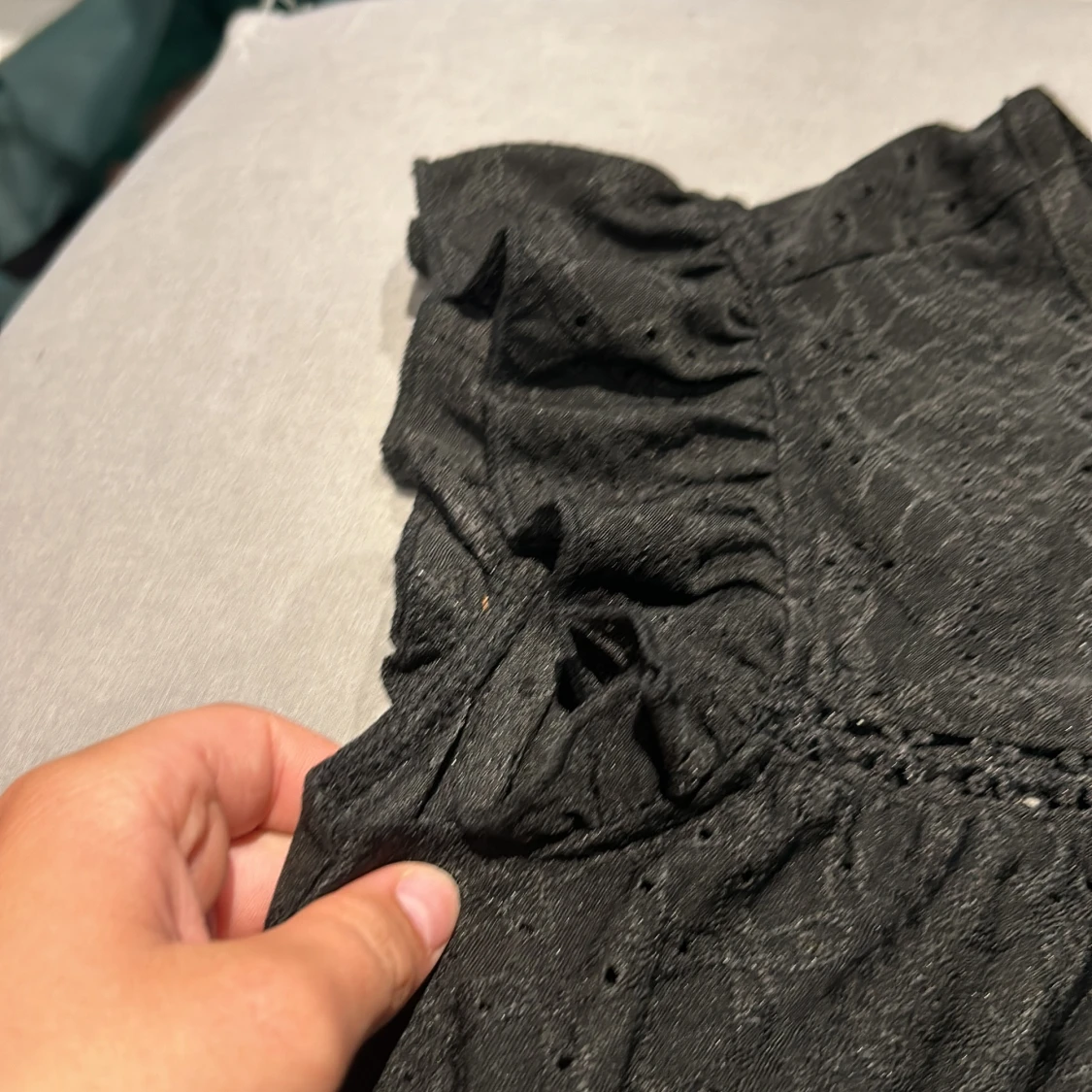 Gullig mönstra topp  - 90