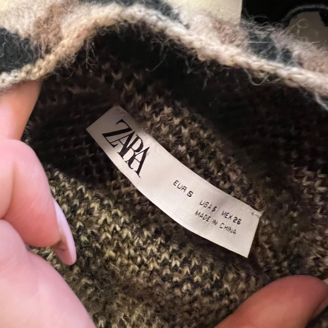 Djurmönster skön tjocktröja - 92