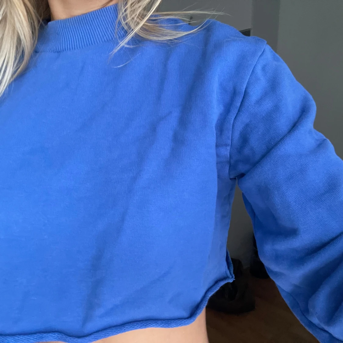 Blå sweatshirt - 91