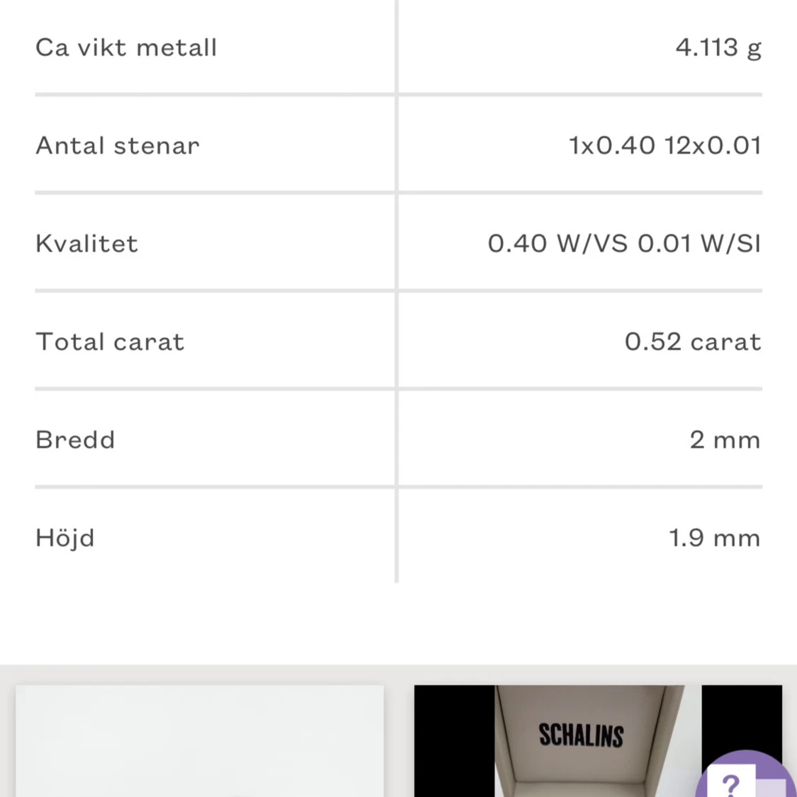 Förlovningsring  - 91